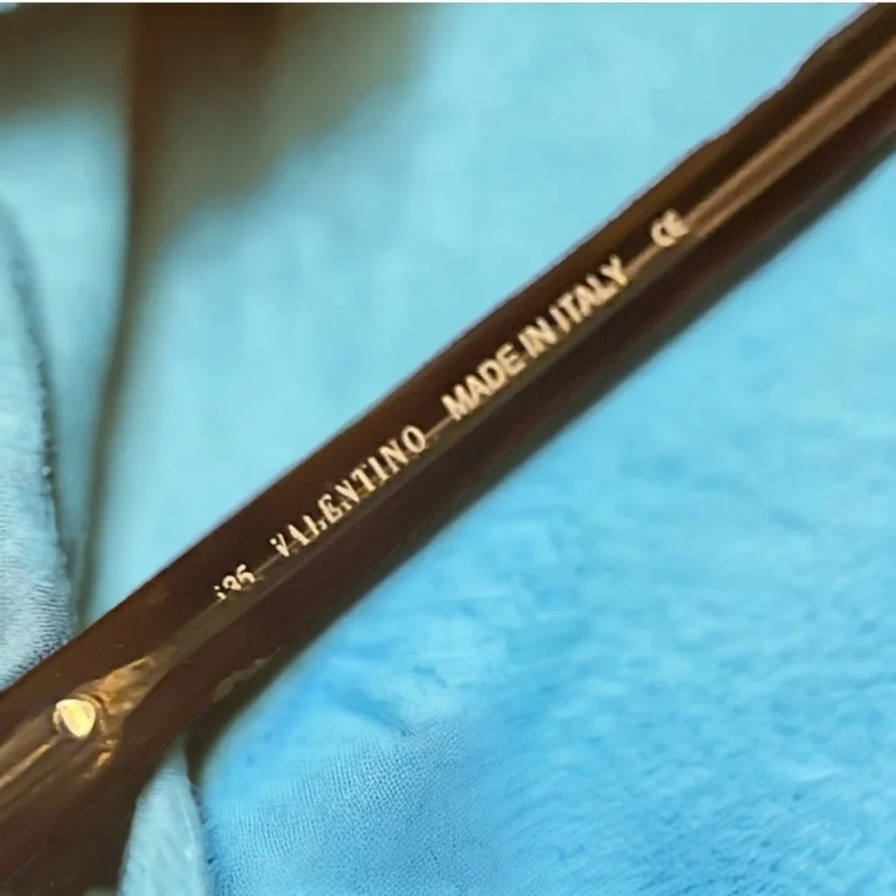 AUTHENTIC VALENTINO VINTAGE GLASS FRAMES WITH LENSES NO CASE EUC